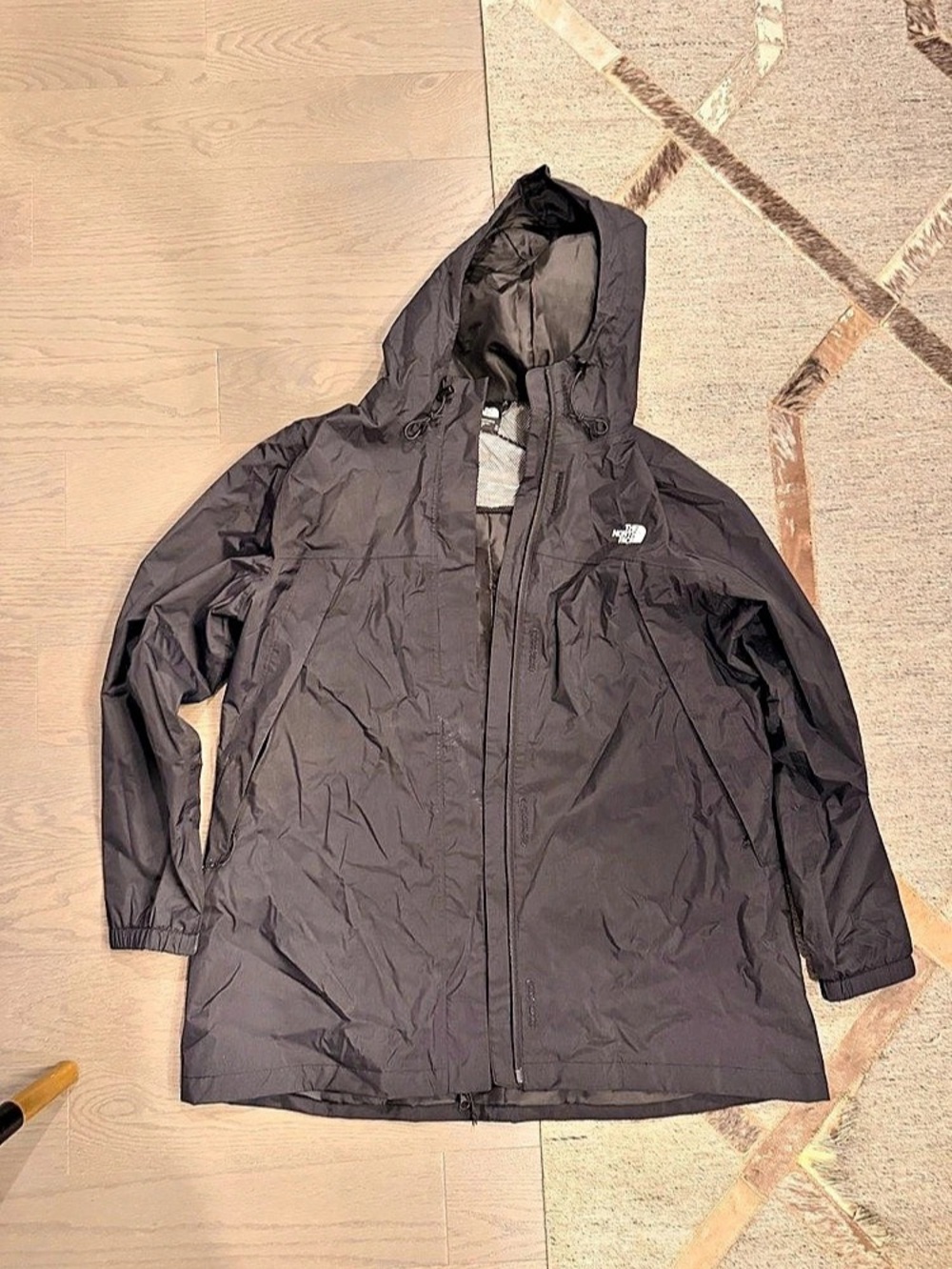 The North Face Women's Antora Rain Jacket Black - XL